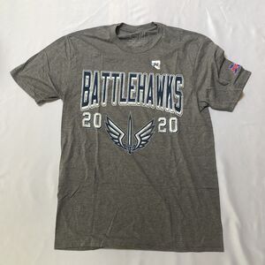 New XFL UFL Men's St. Louis Battlehawks T-Shirt Grey Football Small New